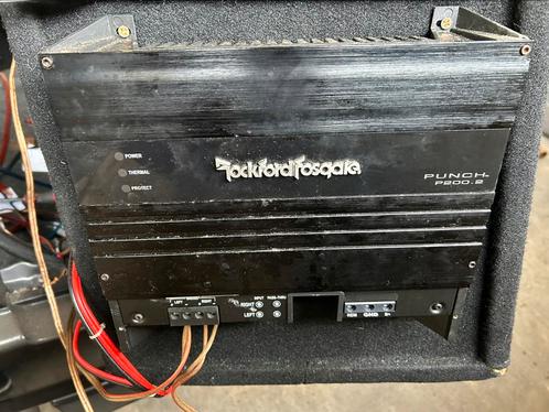 Rockford fosgate versterker en set passende punch speakers