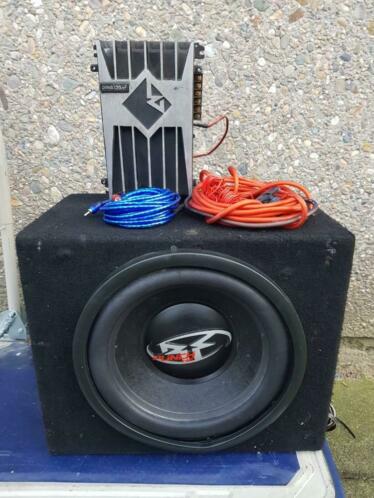 Rockford Subwoofer 200rms kabelset verstetker 200rms