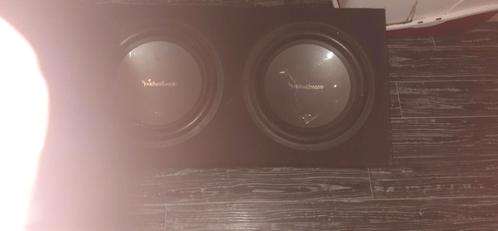 rockford subwoofers met kist en exceleber versterker