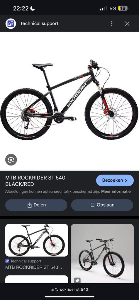 Rockrider st540 zo snel mogelijk weg