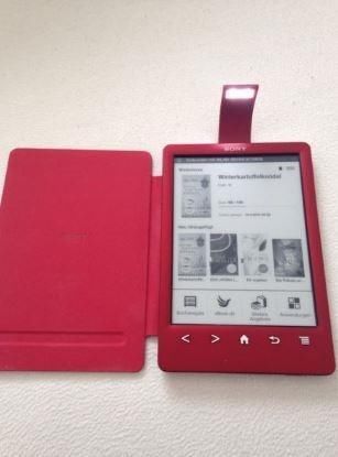 Rode Sony Ereader PRS-T3 E-reader Sony Wi-Fi LED-lamp