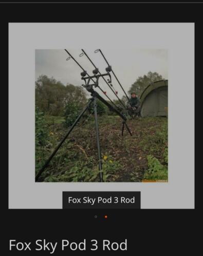 Rodpod Fox Skypod 3-rod (compleet)