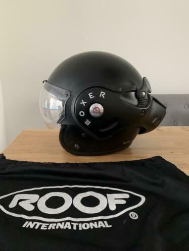 Roof Boxer full black, systeem helm, maat S, 56 cm