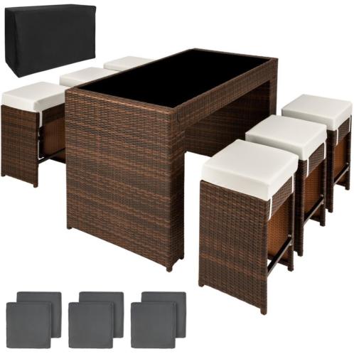 Rotan barset Capri bruin 401182