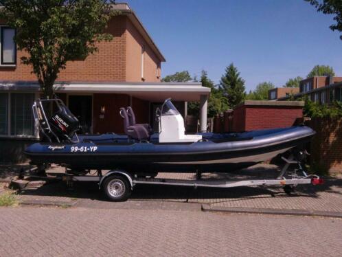 Roughneck 636 Super Rib met Suzuki 140 efi bj 2011. 498 uur