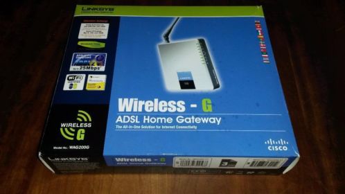 Router Linksys WAG200G Wireless-G van Cisco