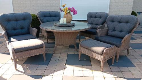 royale luxe wicker tuinset 4 persoons XXL