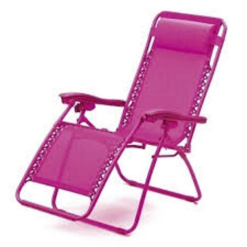 Roze ligstoel