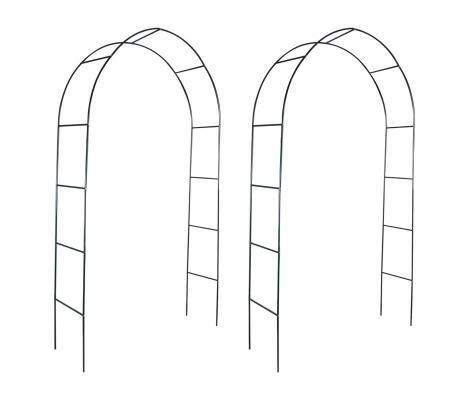 Rozenboog metaal 2 stuks 240 cm NIEUW