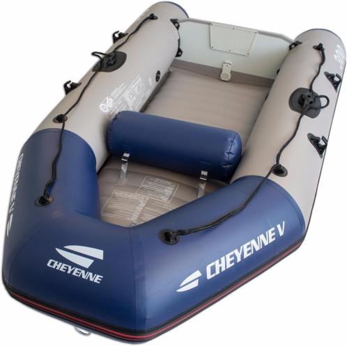 Rubberboot  3-persoons met V-bodem  Complete set