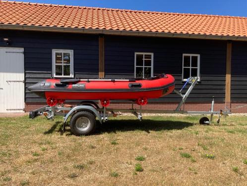 Rubberboot 3.20 m. BB-line, met boottrailer en Mercury 6 pk