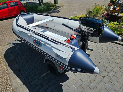Rubberboot 330 inclusief 4 pk motor en veel accessoires