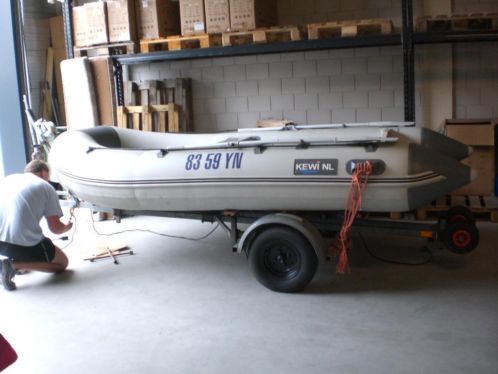 Rubberboot 3.4 mtr met nieuwe 6pk 4-takt suzuki motor