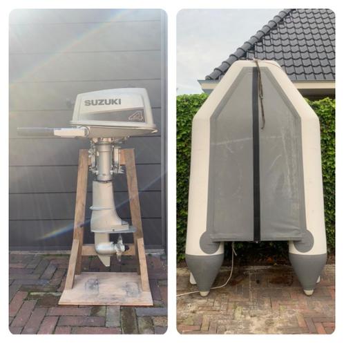 Rubberboot met motor