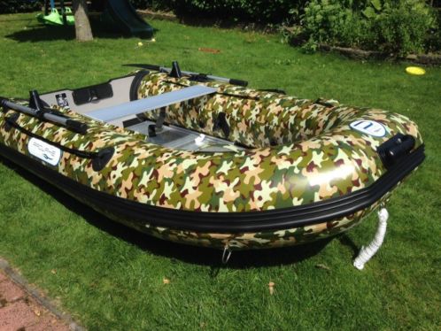 Rubberboot prowake 265 aluminium vloer hengelboot KARPERBOOT