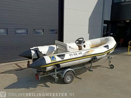 Rubberboot Zodiac, Futura 420 met boottrailer