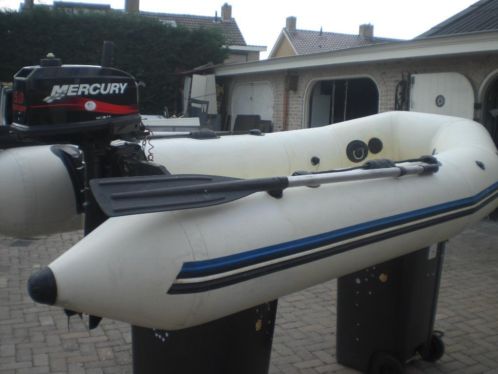 rubberboot zodiac zoom 310 cm met mercury 5 pk
