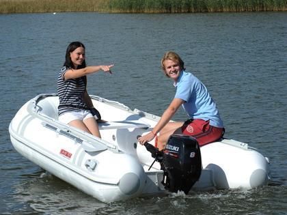 Rubberboten bij avr watersport 