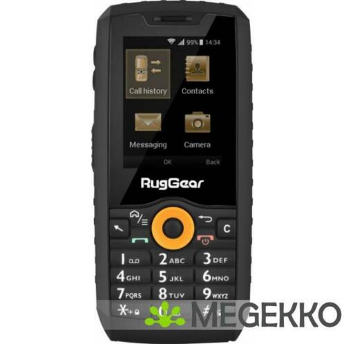 RugGear RG150 0,256 GB 0,5 GB Dual SIM Zwart, Oranje 1800 mA