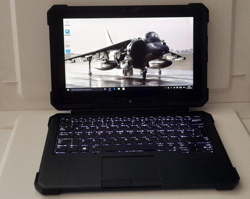 RUGGED TABLET PC DELL 7202 WITH NEW KEYBOARD 1TB SSD 8GB RAM