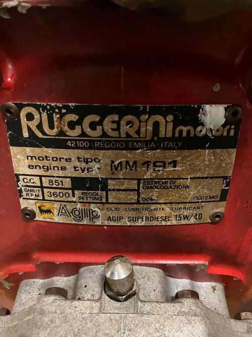 Ruggerini mm 191 2 cilinder diesel