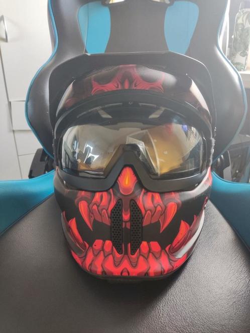 Ruroc motorhelm, Maat XL