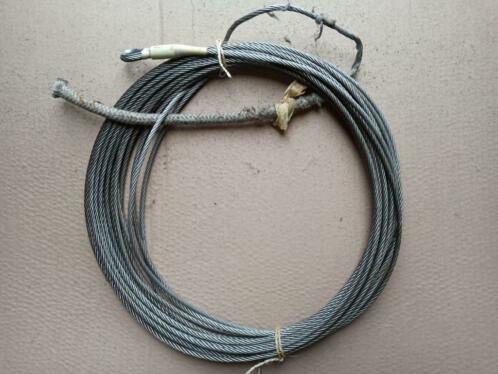 RVS draad voor op lier en verstaging