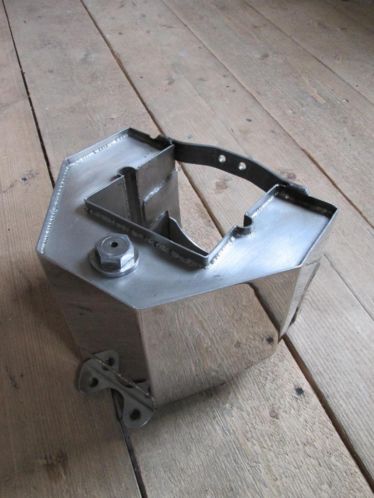 Rvs olietank ,voor chopper  bobber