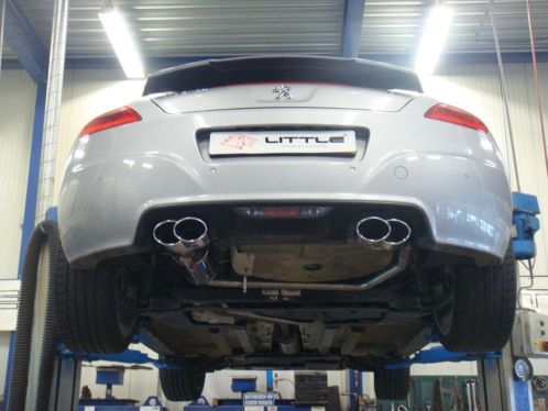 RVS Sport uitlaat op Maat Hyundai Coupe Duplex Systeem 