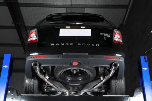 RVS sport uitlaat op maat vanaf 275,- voor uw Land Rover