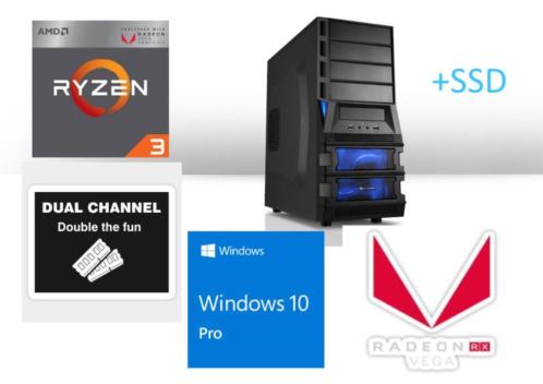 ryzen 2200G budget gaming pc - 8Gb - SSD - dualchannel