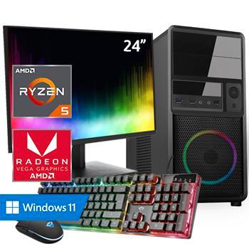 Ryzen 5   Vega 7 (Budget Game PC set inclusief Toetsenbord