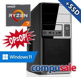 Ryzen 7  16GB  500GB SSD  Windows 11  Desktop PC