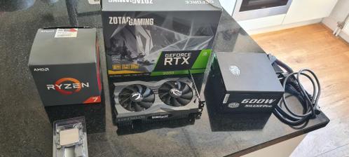 Ryzen 7 2700  Rtx 2060 Zotac gaming  SilentPro 600w.