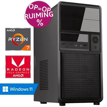 Ryzen 7 (voor de prijs van een Ryzen 5) - 16GB - Desktop PC