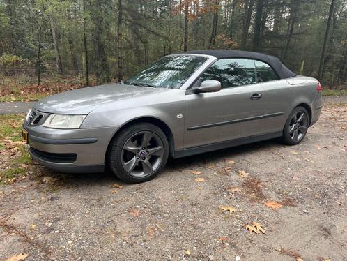 Saab 9-3 1.8 T Cabrio 2004 Grijs, YOUNGTIMER