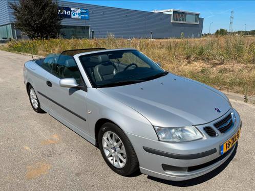 Saab 9-3 1.8 T Cabrio 2005 Zilvermetalic - Vector