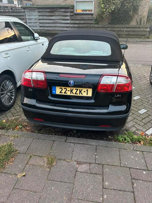 Saab 9-3 1.8 T Cabrio 2005 Zwart