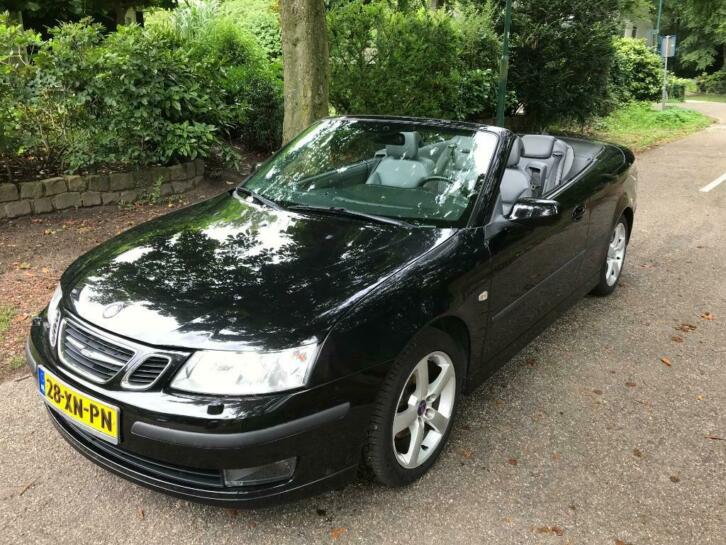 Saab 9-3 1.8 T Cabrio 2006 Zwart