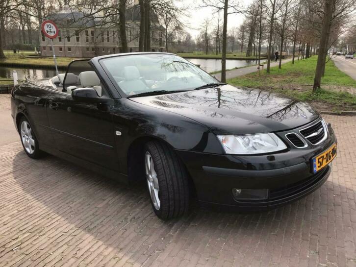 Saab 9-3 1.8 T Cabrio AUT 2007 Zwart