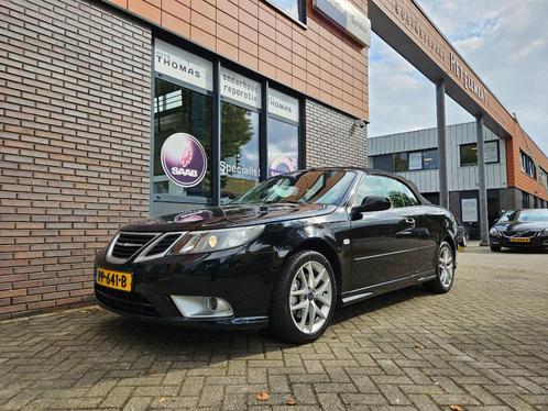 Saab 9-3 1.8 T Vector Cabrio 2008 Zwart youngtimer