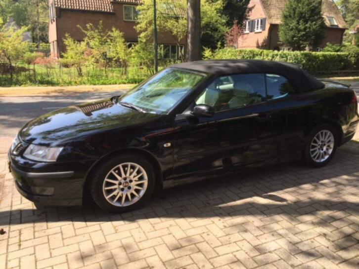 Saab 9-3 1.9 TID Cabrio 2007 Zwart