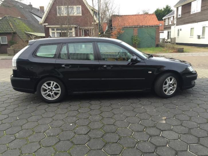 Saab 9-3 1.9TID 88KW Sport Estate 2006 Zwart