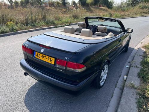 Saab 9-3 2 liter SE Turbo Cabriolet 1998 Zwart, 220 pk