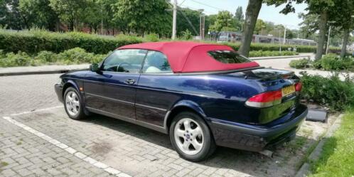 Saab 9-3 2.0 I Cabrio 1998 Blauw