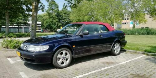 Saab 9-3 2.0 I Cabrio 1998 Blauw