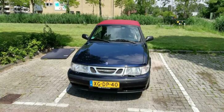 Saab 9-3 2.0 I Cabrio 1998 Blauw