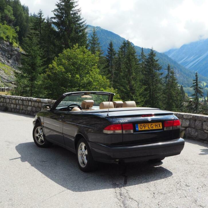 Saab 9-3 2.0 I Cabrio 1998 Zwart