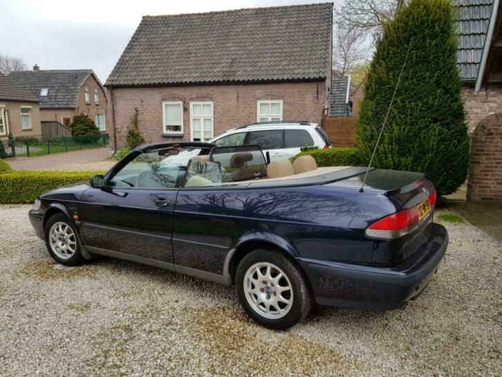 Saab 9-3 2.0 I Cabrio 1999 Blauw