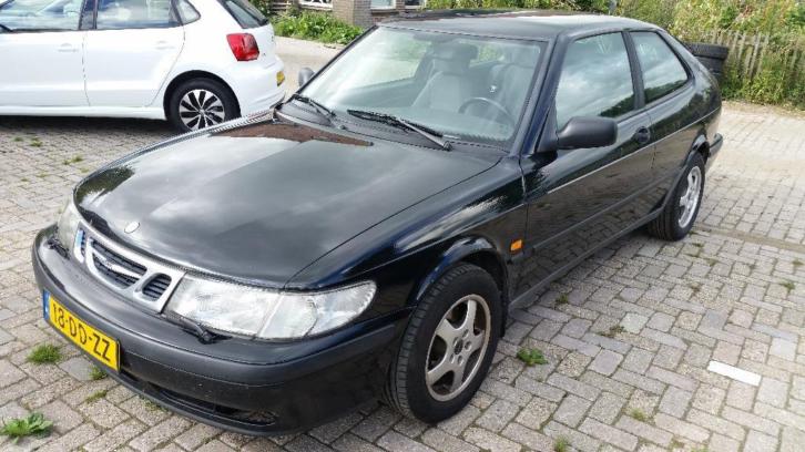 Saab 9-3 2.0 I Coupe 1999 Zwart Nieuwe APK tm Augustus 2017